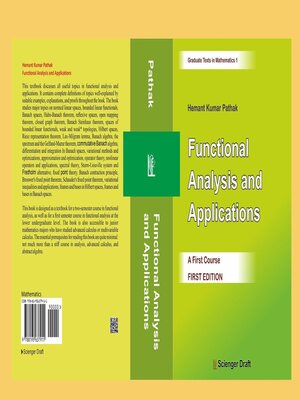 cover image of Functional Analysis and Applications